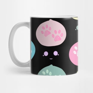 Mochi and paw prints pattern Mug